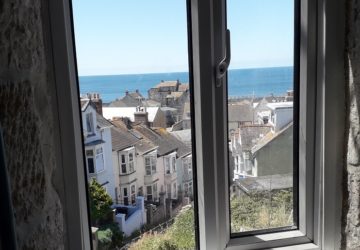 seaside holiday cottages sea view from first floor bedroom