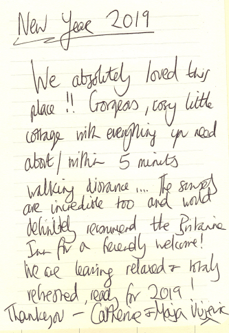 holiday lettings first review