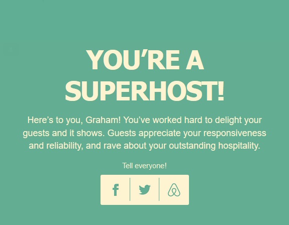 cheap holiday rentals Superhost